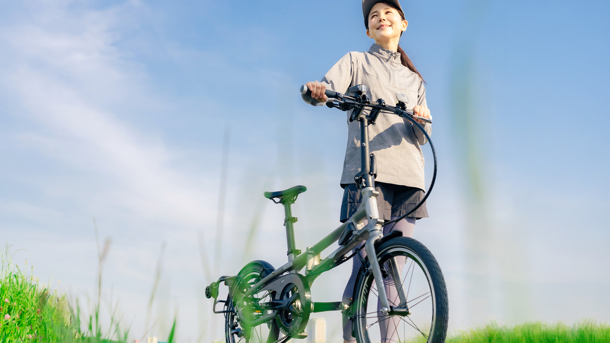 14インチ折りたたみ電動自転車イメージ