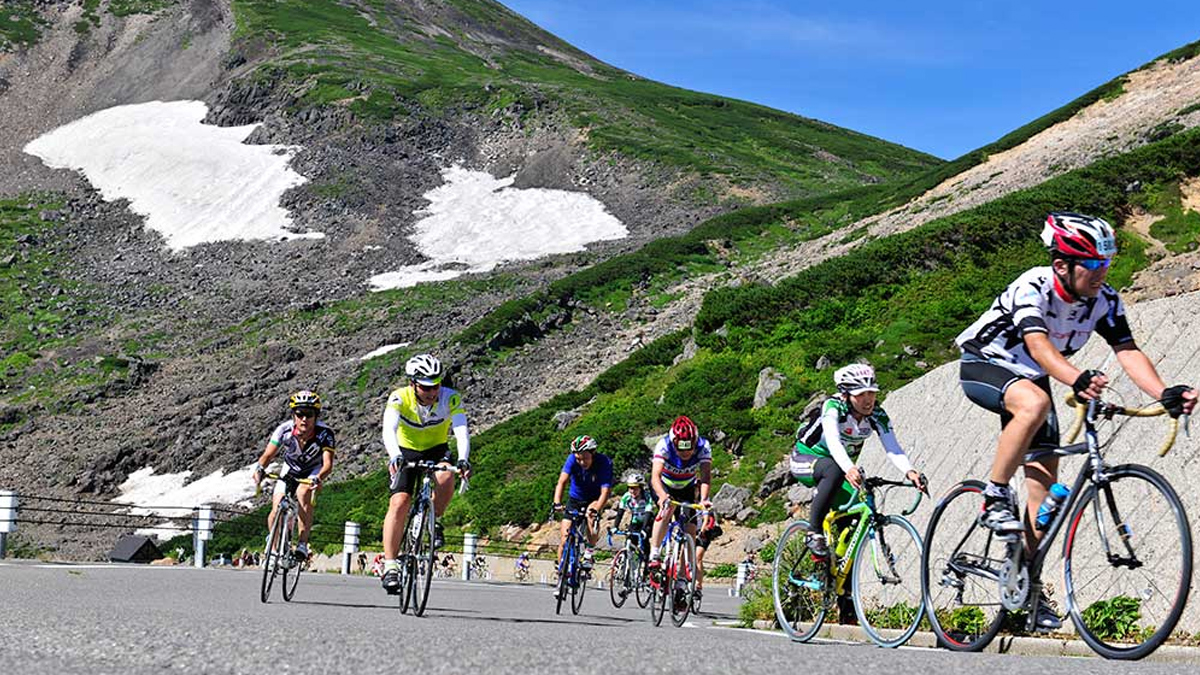 ヒルクライム大会のイメージ(富士ヒル/乗鞍など)