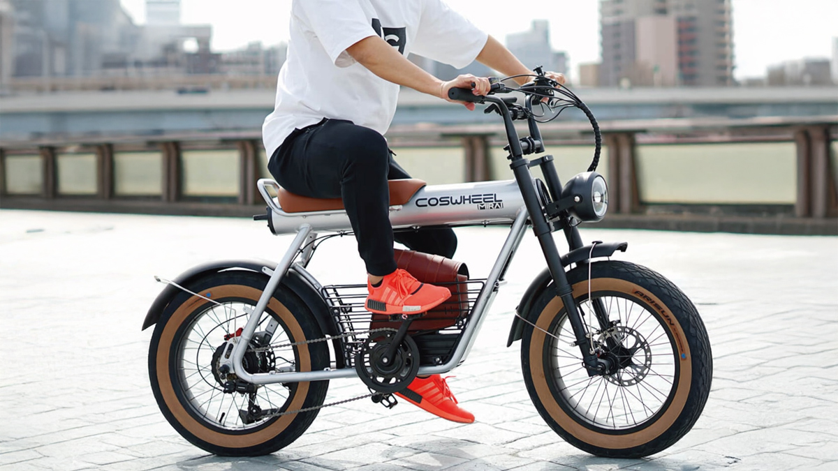 モトクロス風の電動アシスト自転車 COSWHEEL MIRAI GT（JP STARS取扱）のイメージ
