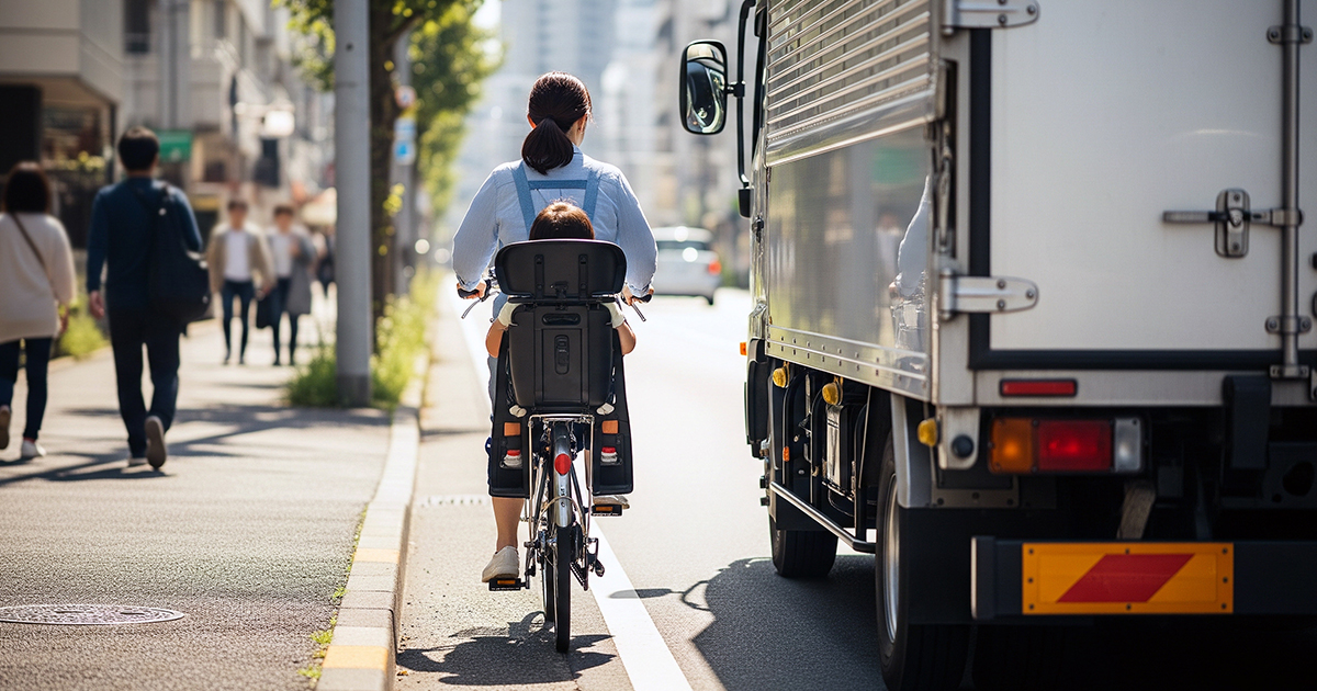 自転車 幅寄せ イメージ