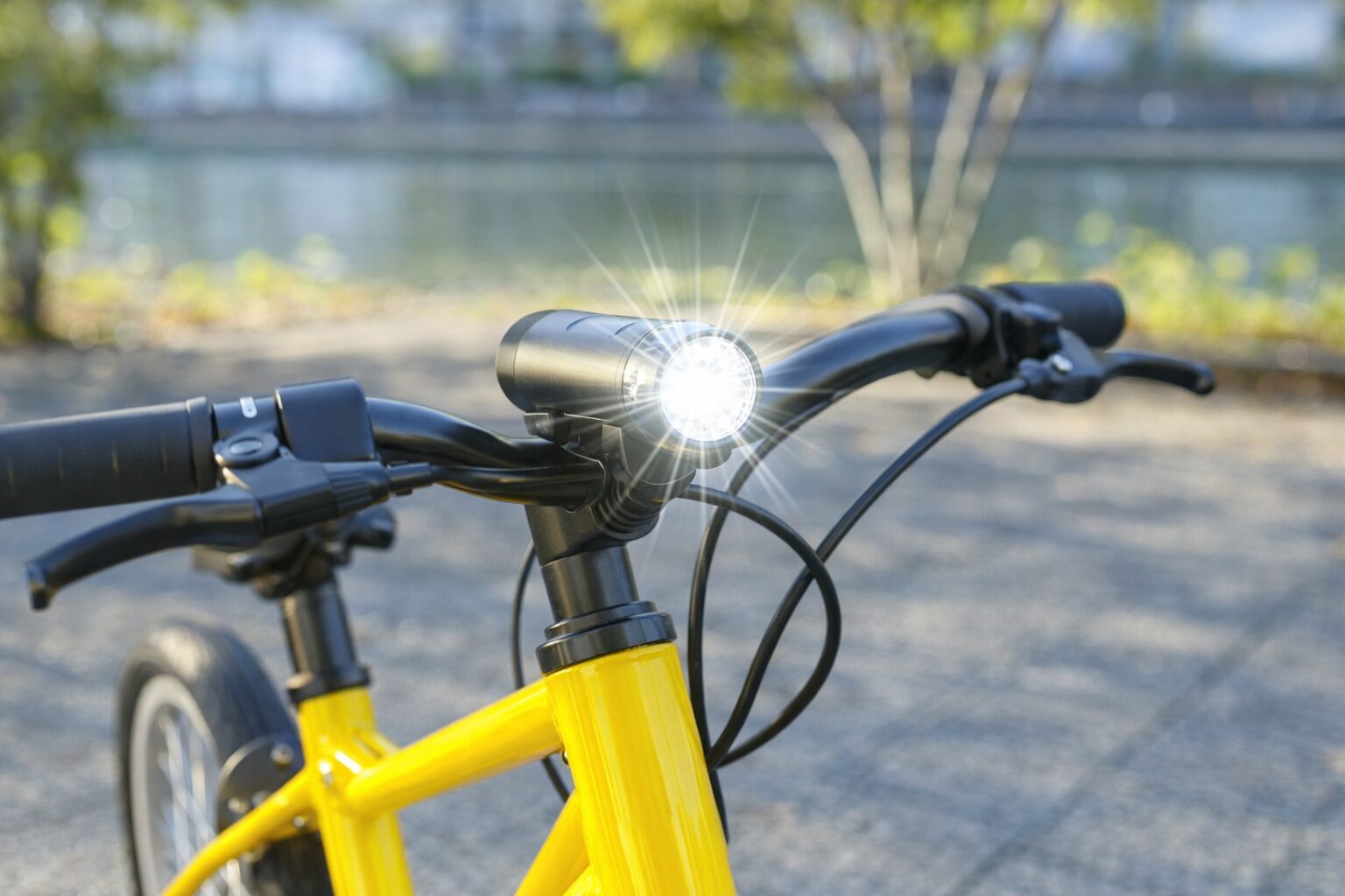 自転車 ライト 昼間 点灯 イメージ